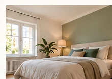 Illustratives Raumbeispiel: Schlafzimmer